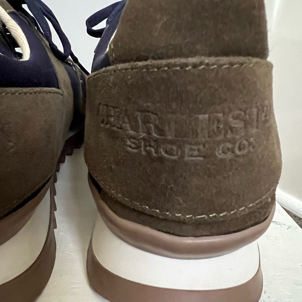 CHARLESTON SHOE CO. Women's Olive and Navy Sneakers - Picture 3 of 13
